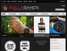 Tablet Screenshot of bollabands.com